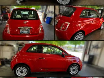 Fiat 500 polished and waxed to perfection at Derek's Auto Detail